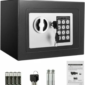 Digital Electronic Safe Box – Coded Security Box for Home, Office, Hotel – Secure Storage with Keypad Lock