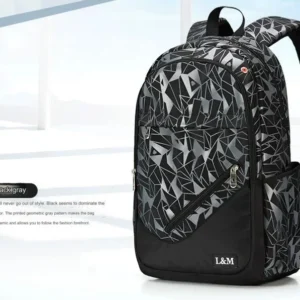 Choice Bags Men's Backpack | Large-Capacity School & Travel Bag | 15.6" Laptop Backpack for Primary & Secondary School Students