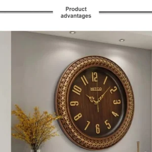 Fancy & Attractive Wall Clock - Smooth Machine Design, Silent Non-Ticking, Battery Operated, High-Quality Decor for Home Interior