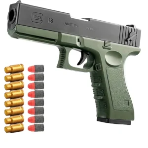 Soft Bullet Toy Manual Lunch Gun for Kids | Outdoor Shooting Toy with Bullet Shell Ejection | Birthday Gift for Boys | Soft Bullet Blaster Gun for Adults & Kids