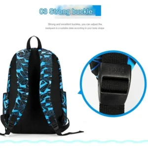 Choice Bags Men's Backpack | Large-Capacity School & Travel Bag | 15.6" Laptop Backpack for Primary & Secondary School Students