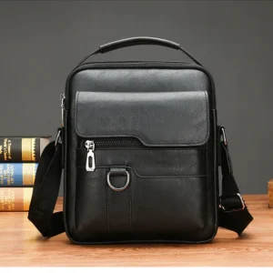 Luxury Vintage Men’s Crossbody Bag – Leather Shoulder Bag for Business, Messenger & Casual Use
