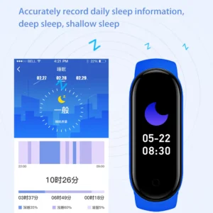 M7 Smart Watch Fitness Tracker – Heart Rate, Blood Pressure & Sport Smartband