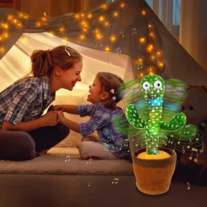 Kids Dancing Talking Cactus Toy – Interactive Sunny Cactus Electronic Plush Toy for Children – Perfect Xmas Gift and Home Decoration
