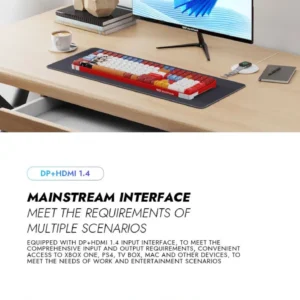 DarkFlash G243FG 23.8-inch 165Hz IPS Full HD Gaming Monitor – 1ms Response Time, DP & HDMI Connectivity